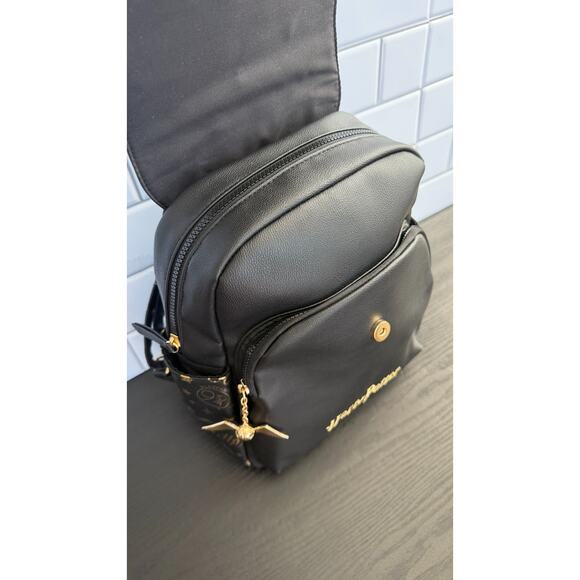 NEW Primark x Harry Potter Black and Gold Backpack main image 8